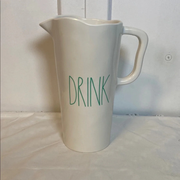 Rae Dunn White Drink Pitcher - Picture 1 of 4